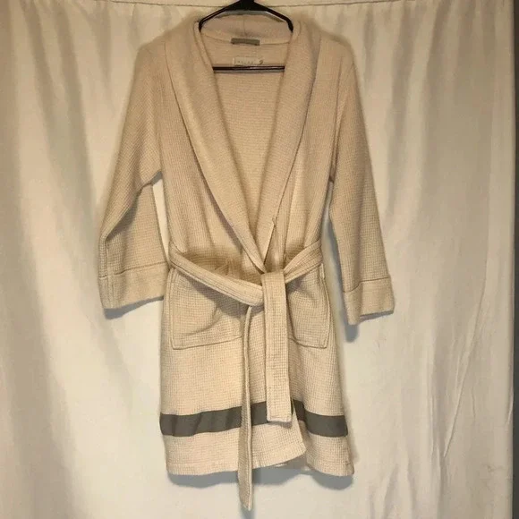 iRelax waffle knit cotton spa robe - Picture 1 of 5